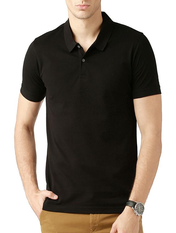 black polyester tshirt - 14471169 - Zoom Image - 0