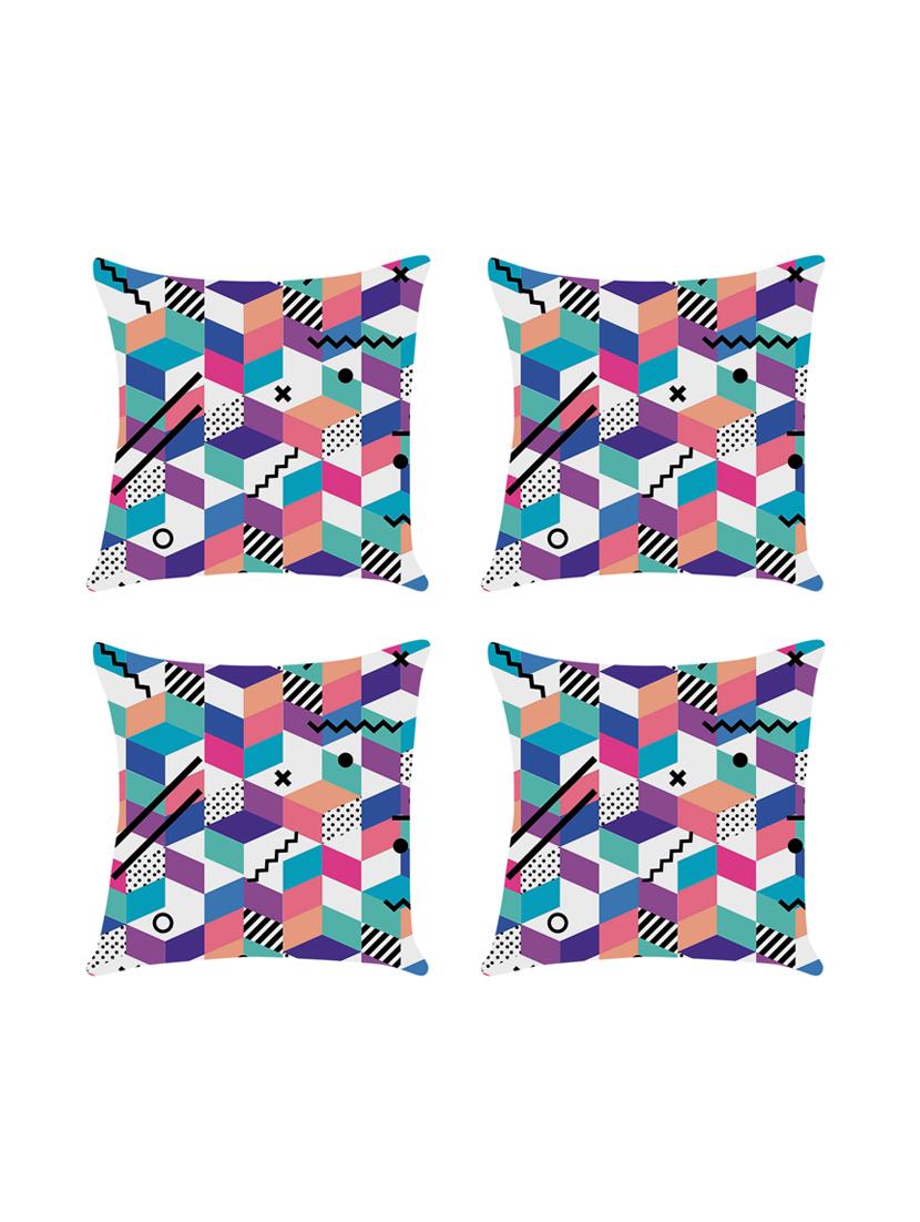 geometric print cushion cover by ambbi collections - 14472314 - Zoom Image - 0