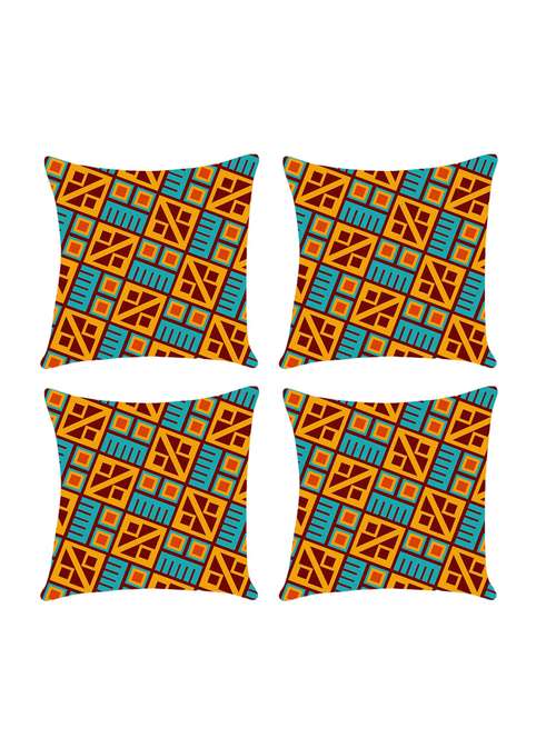 geometric print cushion cover by ambbi collections - 14472315 - Standard Image - 0