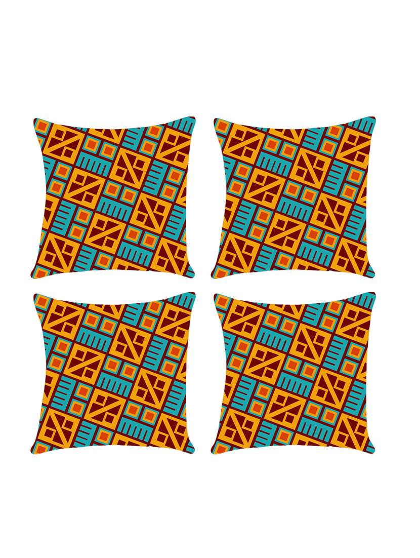 geometric print cushion cover by ambbi collections - 14472315 - Zoom Image - 0