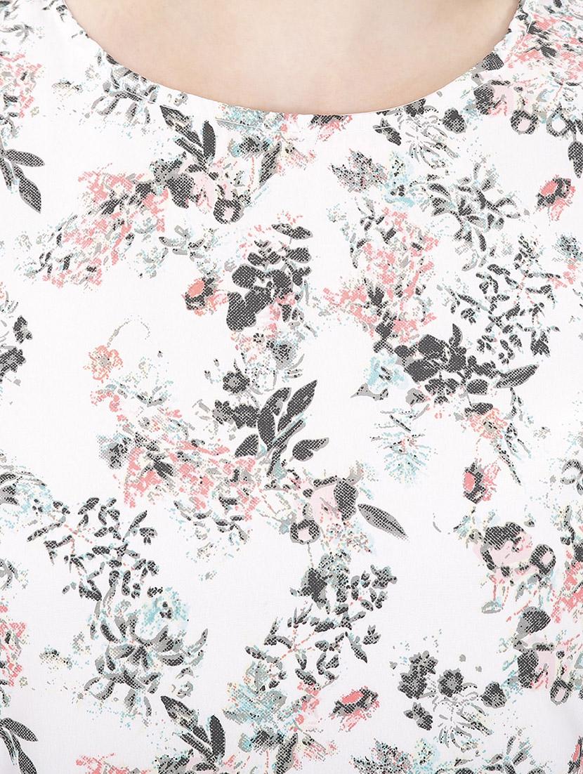 white fit & flare dress - 14474408 - Standard Image - 3