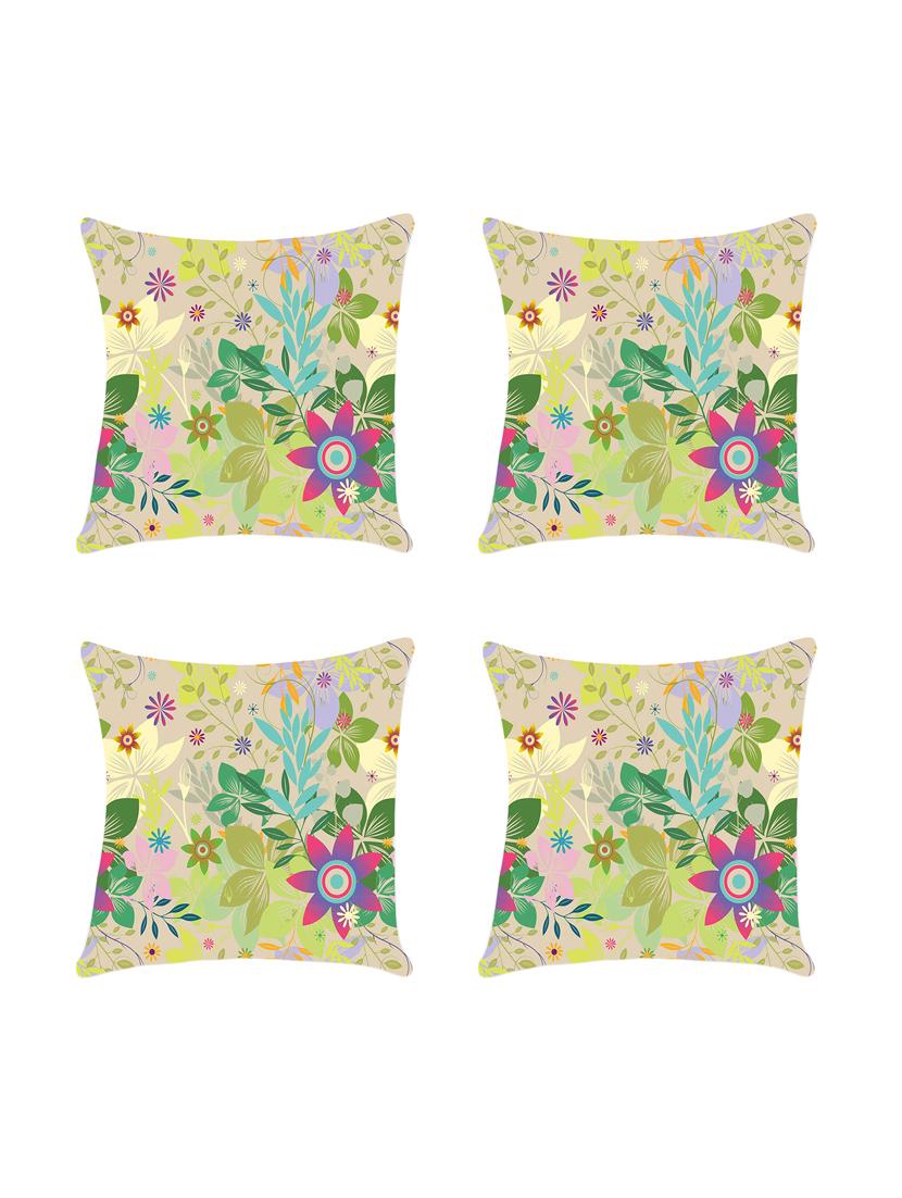 set of 4 digital printed cushion cover by ambbi collections - 14476014 -  Zoom Image - 0