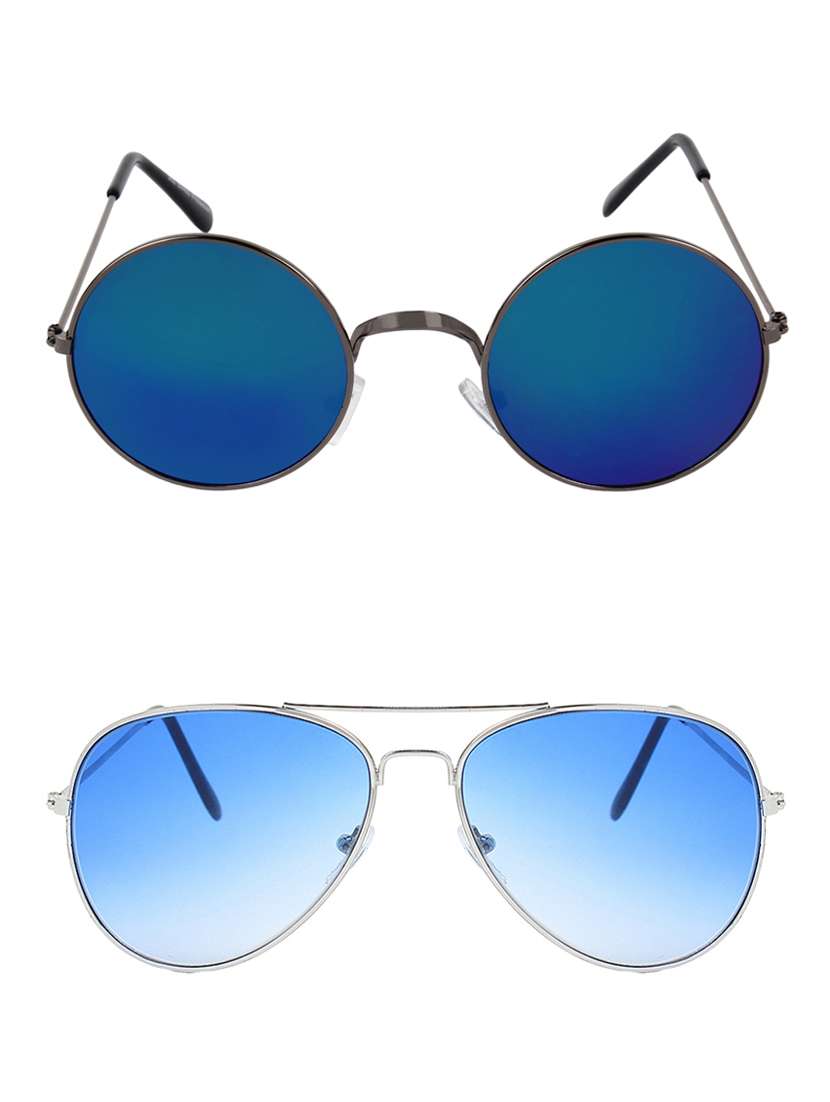 abner set of 2 full rim sunglasses