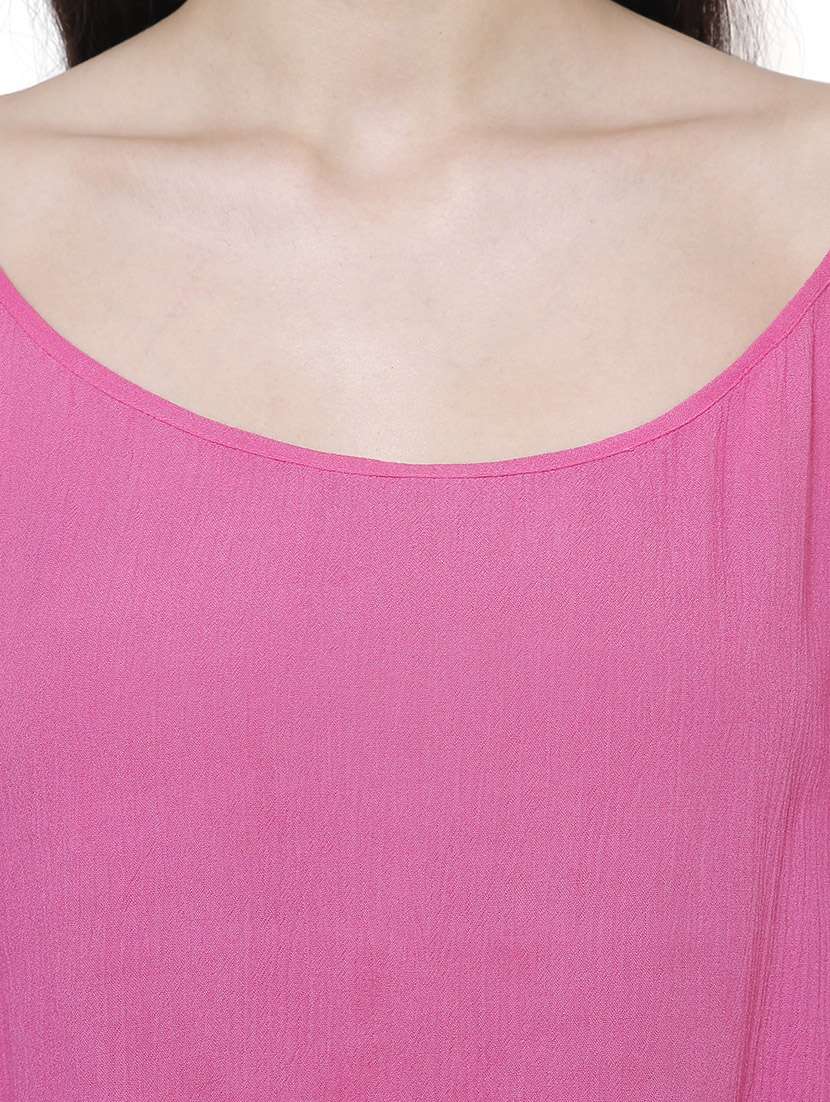 pink rayon casual top - 14477742 -  Standard Image - 3