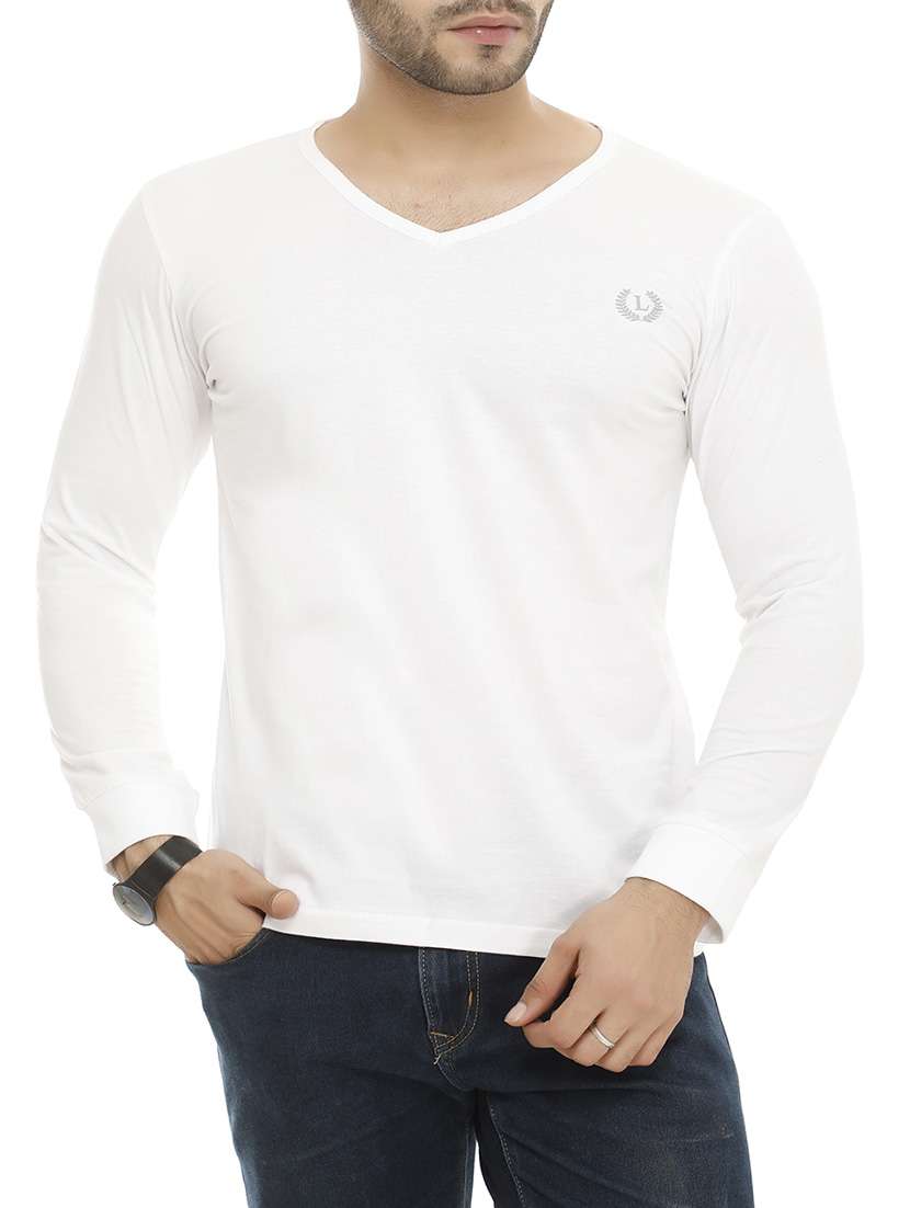 white cotton t-shirt