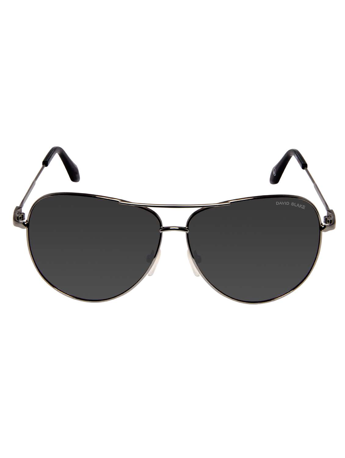 david blake grey aviator gradient uv protected sunglass