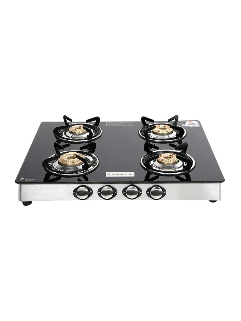wonderchef zest glass cooktop 4 burner