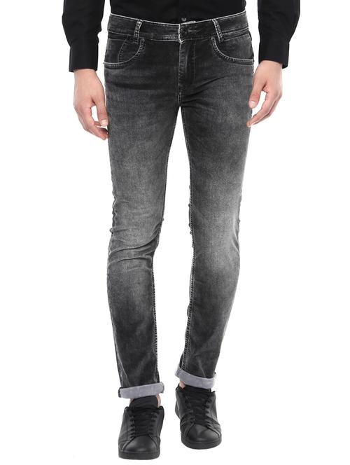 black cotton washed jeans - 14504558 -  Standard Image - 0