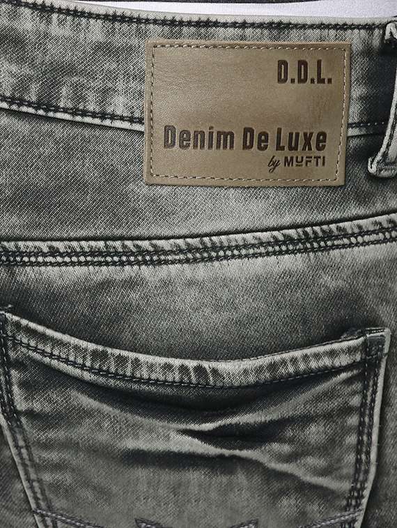 grey cotton washed jeans - 14504588 -  Standard Image - 3