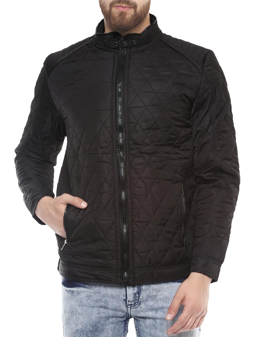 black polyester casual jacket - 14504785 - Zoom Image - 0