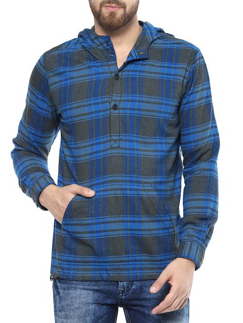 blue cotton sweatshirt - 14504814 - Standard Image - 0