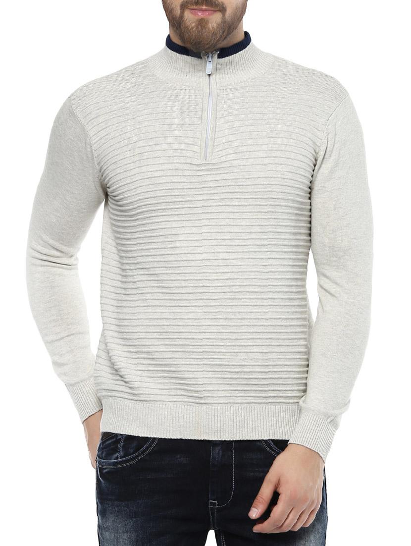 grey cotton pullover - 14504819 -  Zoom Image - 0
