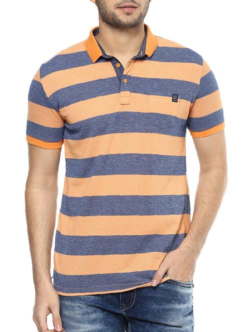 orange cotton t-shirt - 14504824 - Standard Image - 0
