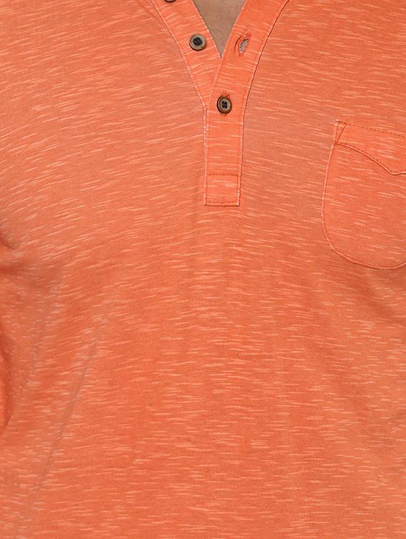 orange cotton t-shirt - 14504827 - Standard Image - 3