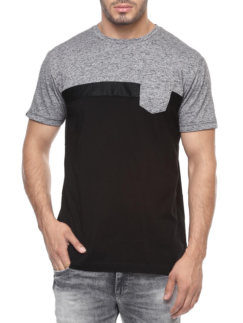 black cotton pocket t-shirt - 14504832 -  Zoom Image - 0