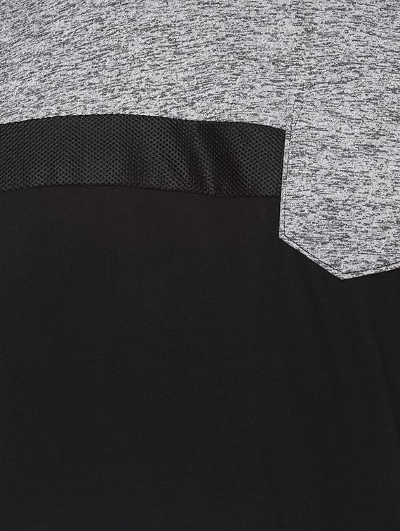 black cotton pocket t-shirt - 14504832 - Standard Image - 3