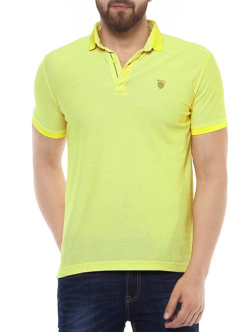 yellow cotton t-shirt - 14504836 - Standard Image - 0