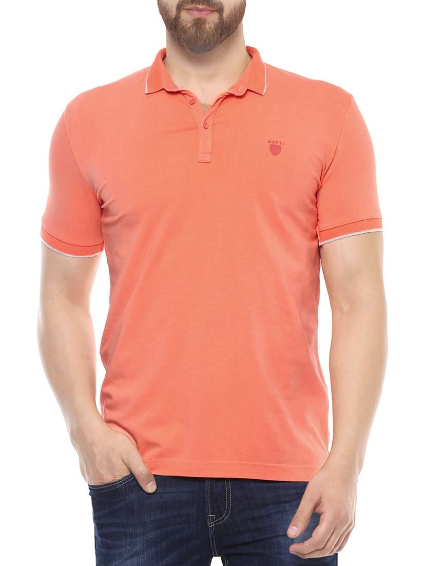 orange cotton t-shirt - 14504843 - Zoom Image - 0