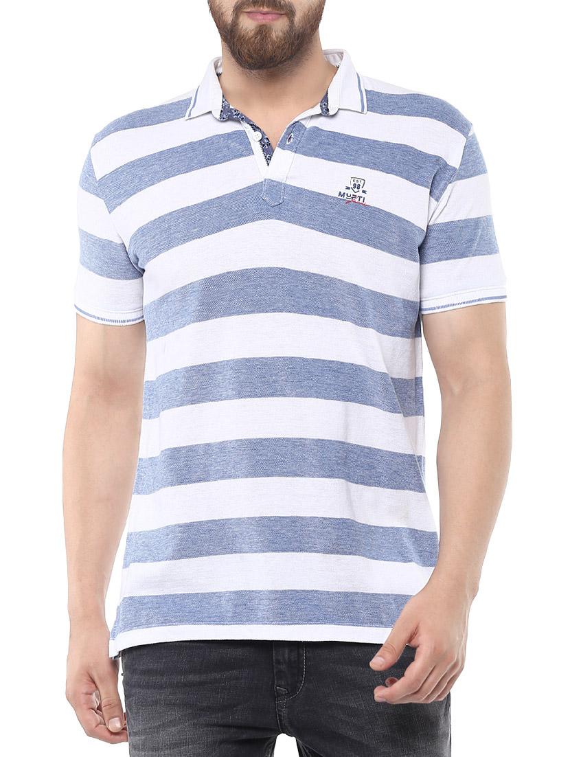 blue cotton t-shirt - 14504857 - Zoom Image - 0
