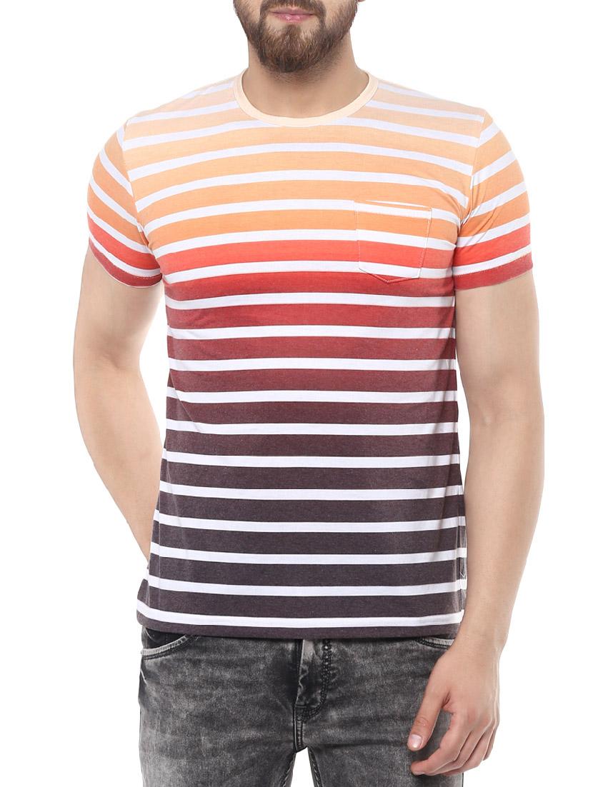 orange cotton t-shirt - 14504878 -  Zoom Image - 0