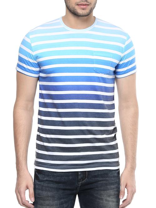 blue cotton t-shirt - 14504879 -  Standard Image - 0