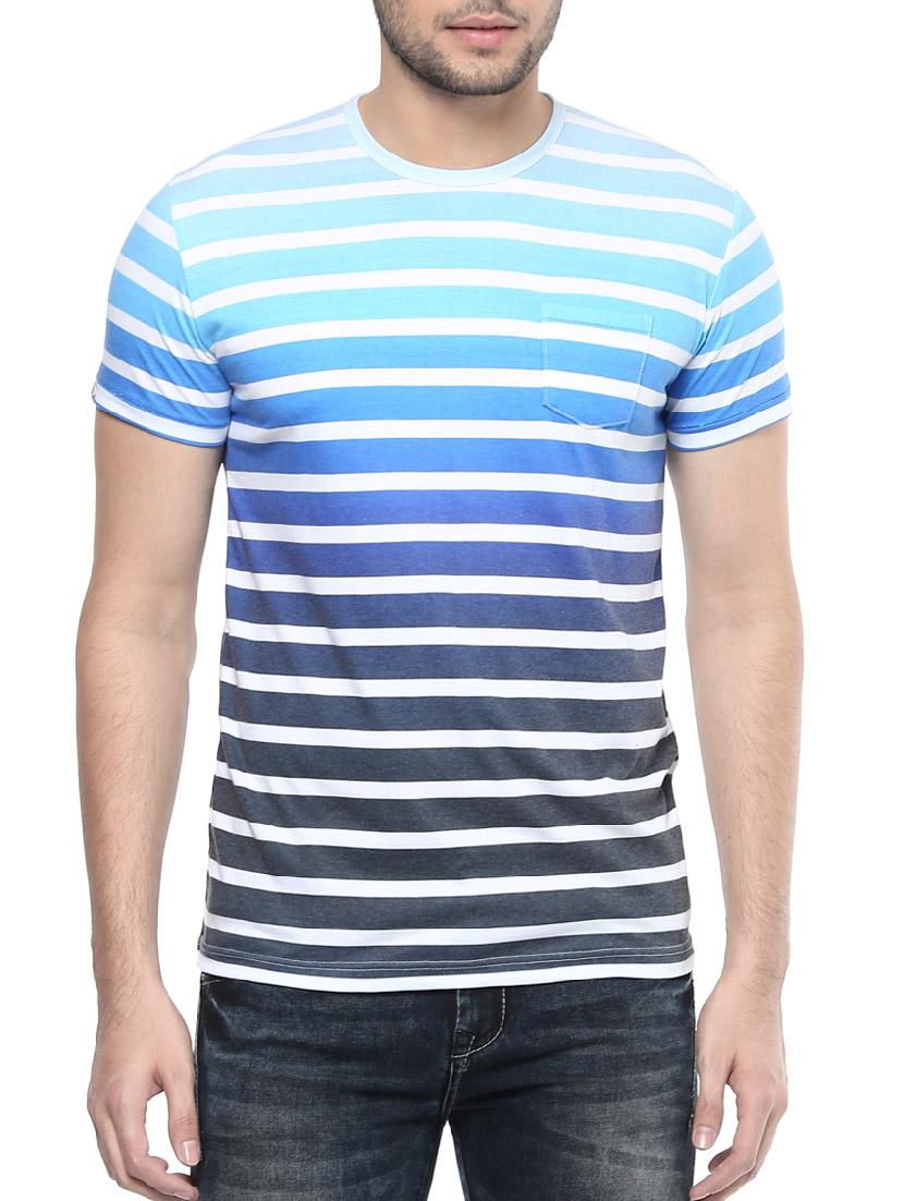 blue cotton t-shirt - 14504879 -  Zoom Image - 0
