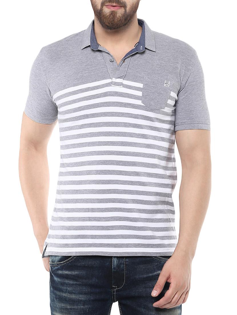 grey cotton t-shirt - 14504883 - Zoom Image - 0