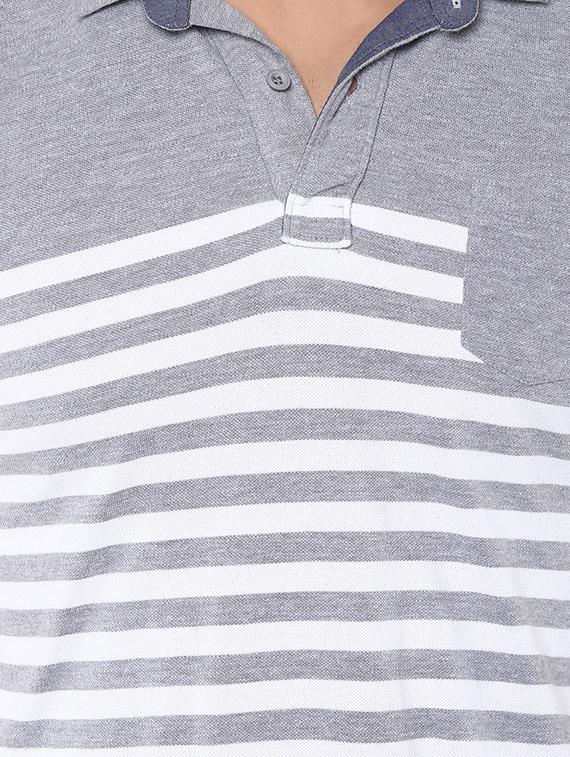 grey cotton t-shirt - 14504883 - Standard Image - 3