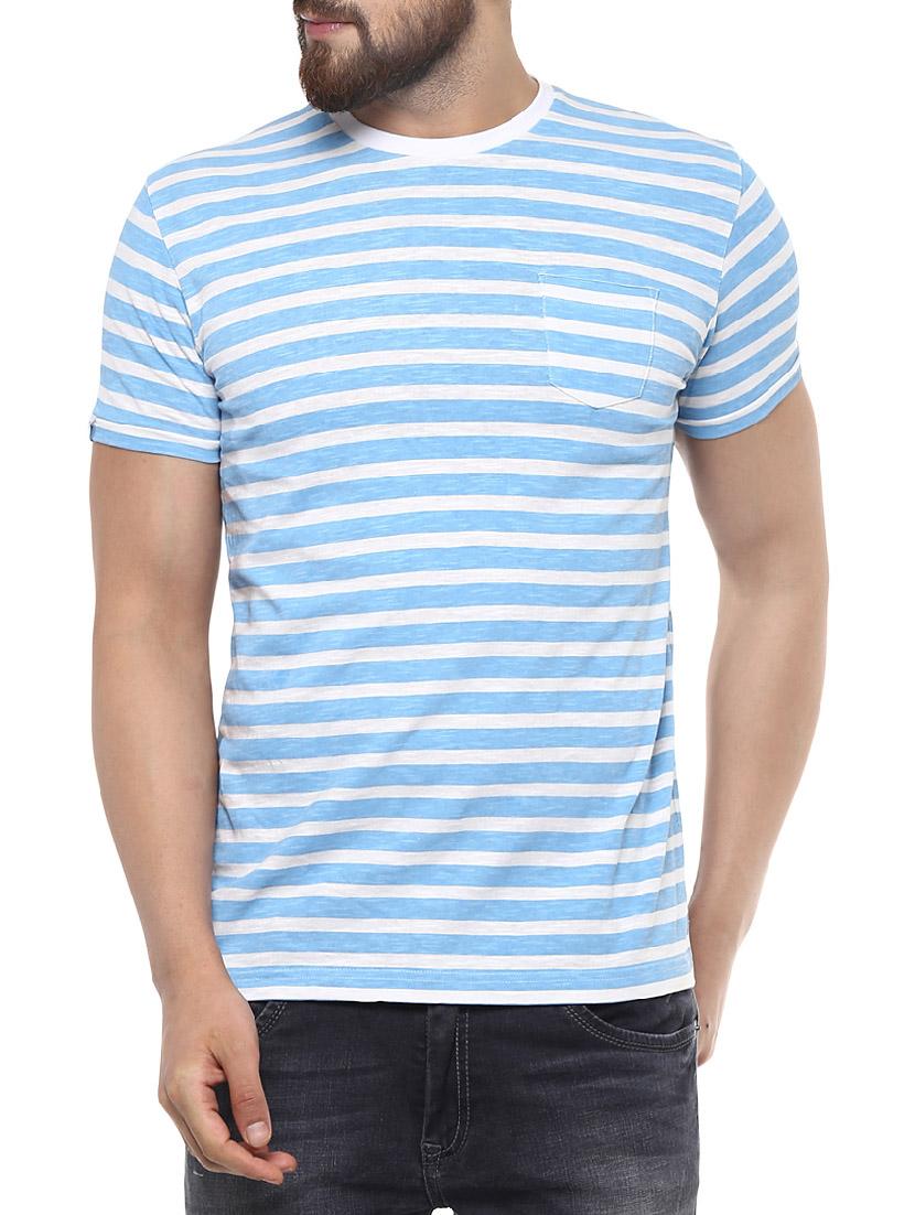 blue cotton t-shirt - 14504902 - Zoom Image - 0