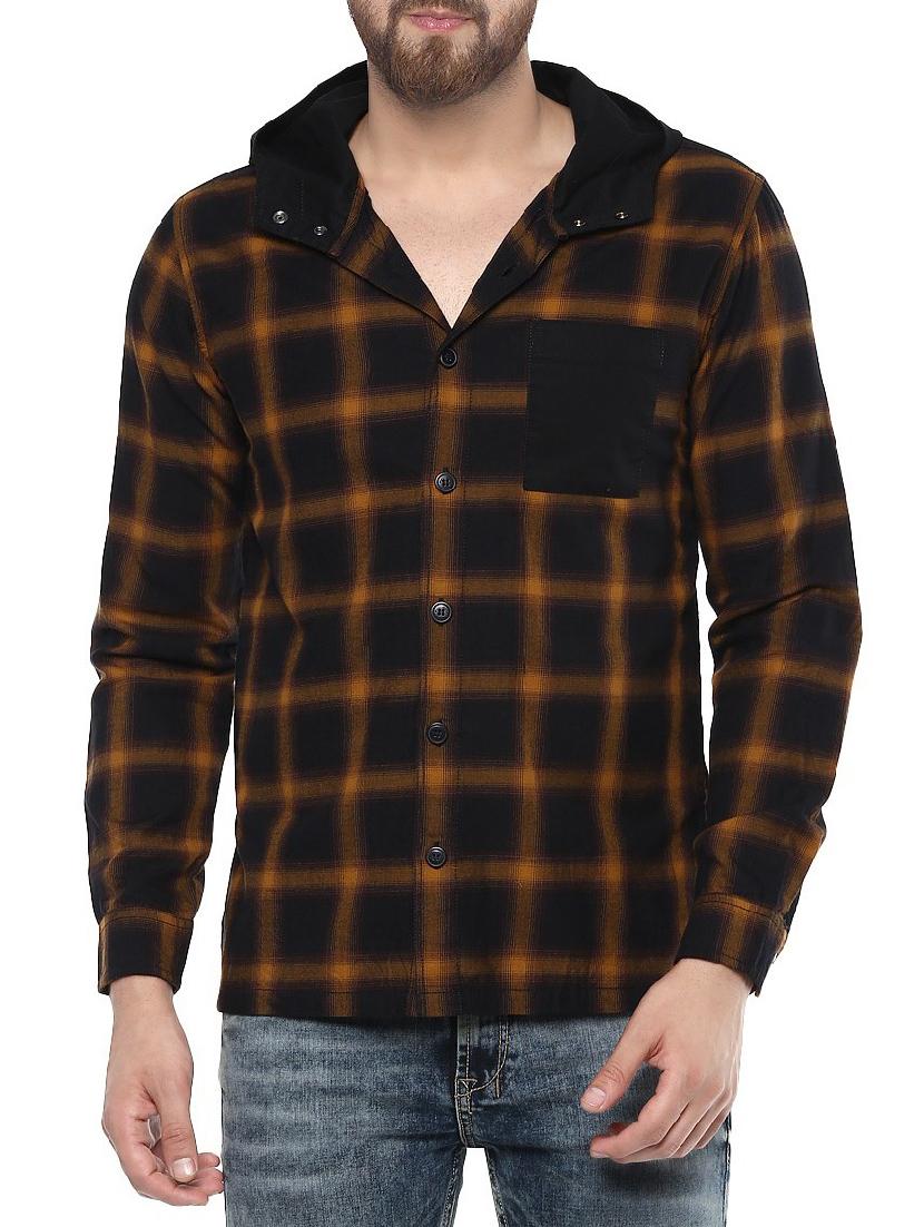 black cotton casual shirt - 14504965 - Zoom Image - 0