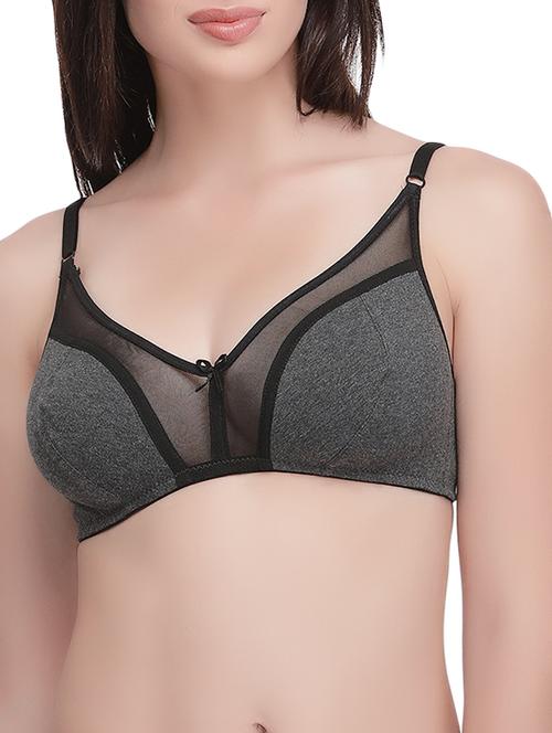 grey solid bra - 14528177 -  Standard Image - 0