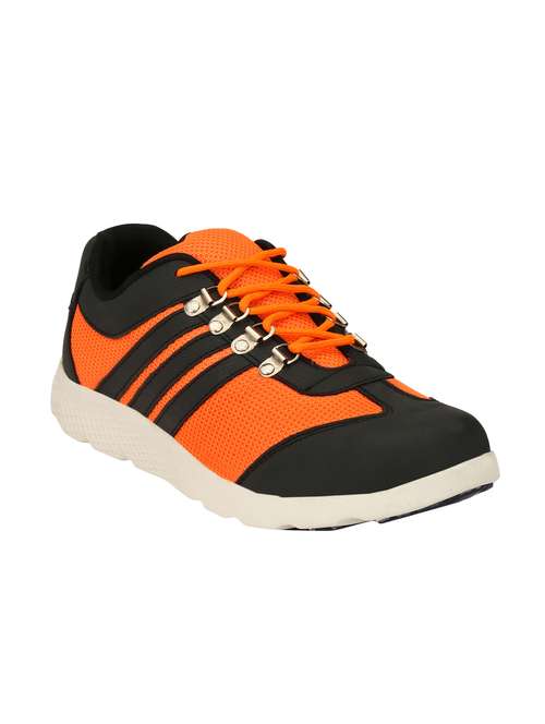 orange mesh sport shoe - 14528695 - Standard Image - 0