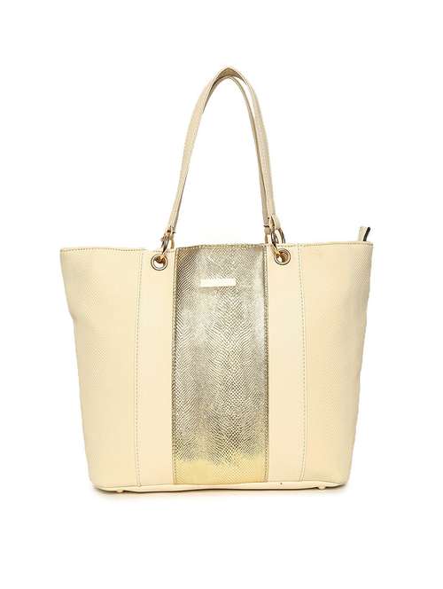nude leatherette  regular handbag - 14530326 -  Standard Image - 0