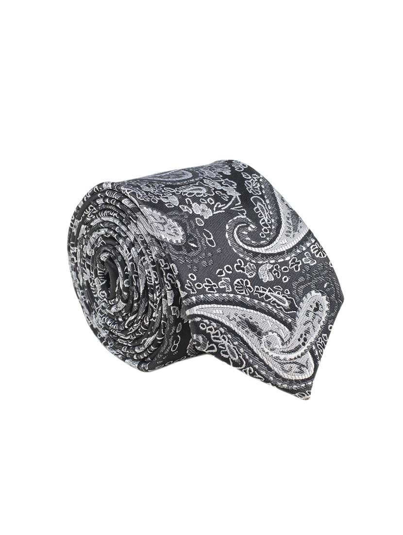 black micro fibre tie