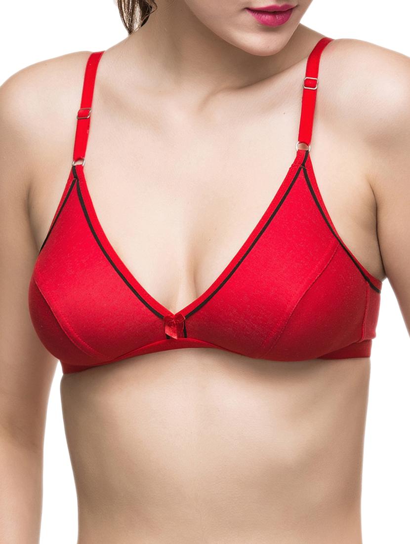 set of 3 bow patch bra - 14554128 - Standard Image - 5