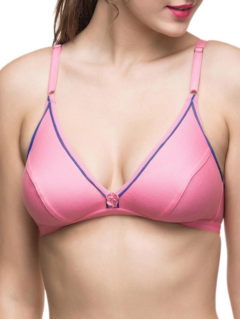 set of 3 bow patch bra - 14554136 - Standard Image - 3