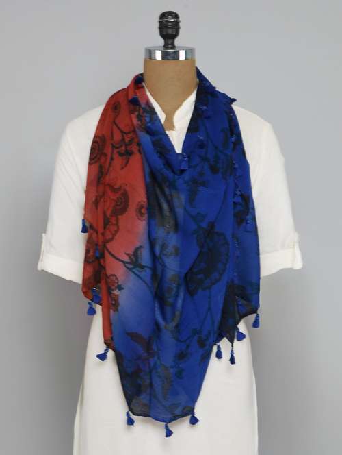 women's floral print stole - 14556733 - Standard Image - 0