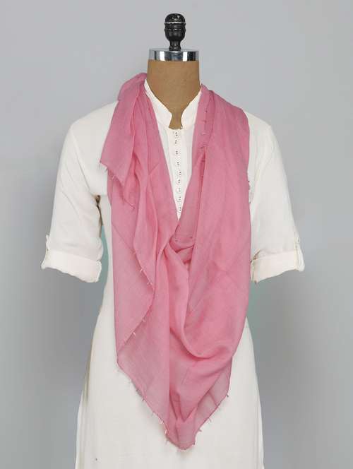 women's solid print stole - 14556744 - Standard Image - 0