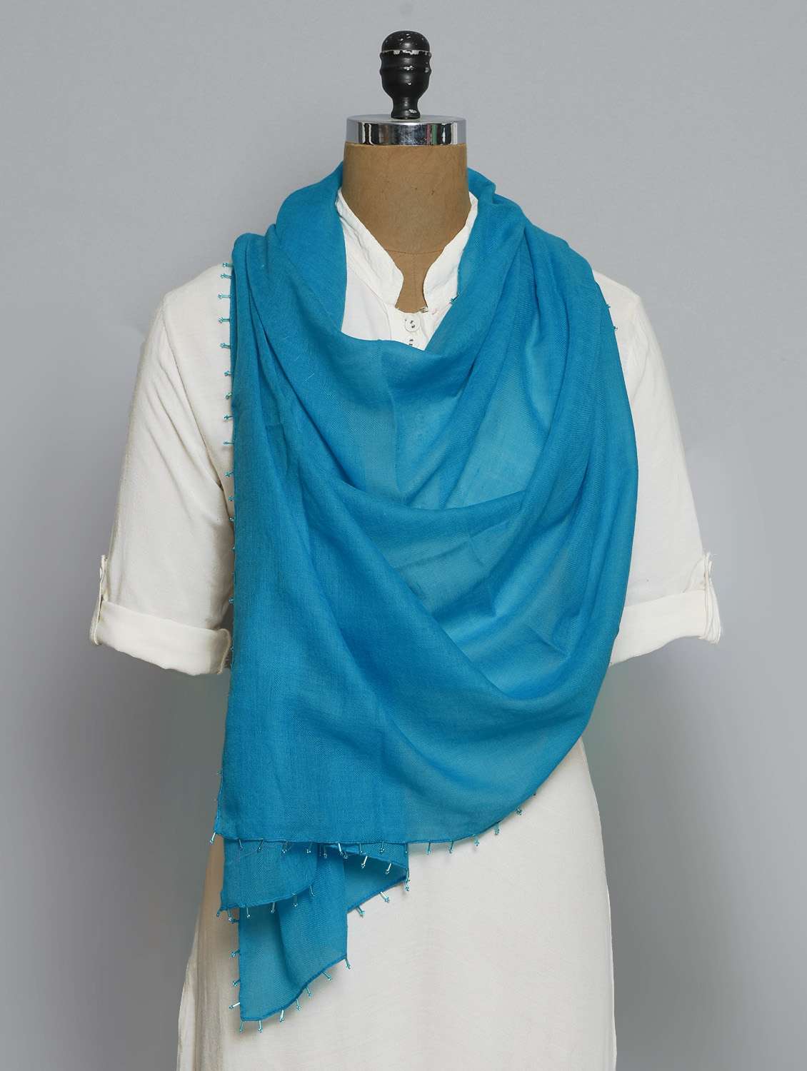 women's solid print stole - 14556746 - Zoom Image - 0