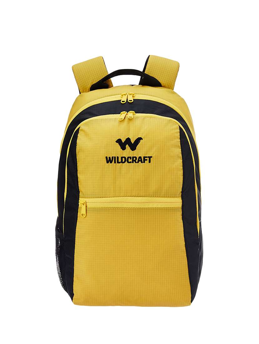 Laptop Backpack Wildcraft Bags Yellow Colour Buy Online Wildcraft