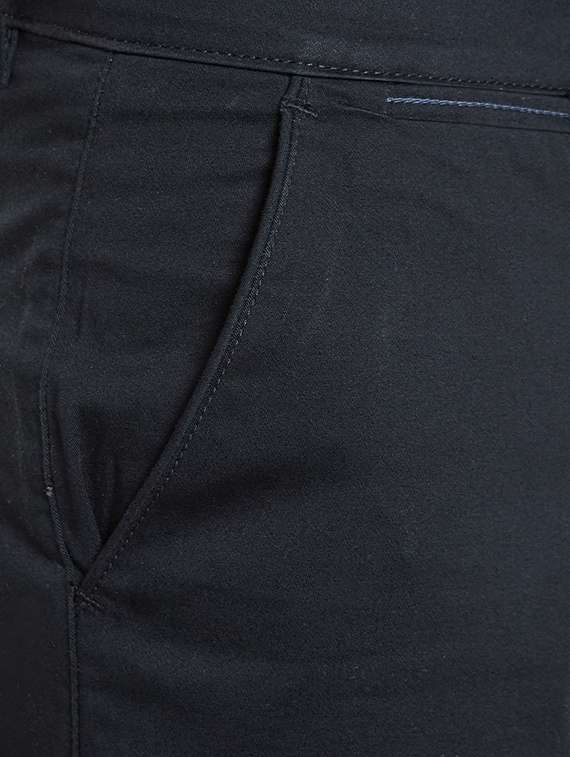 navy blue cotton chinos casual trousers - 14559832 -  Standard Image - 3