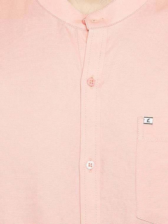 pink cotton casual shirt - 14559853 -  Standard Image - 3