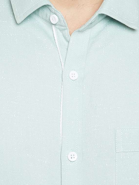 light blue cotton casual shirt - 14559856 -  Standard Image - 3