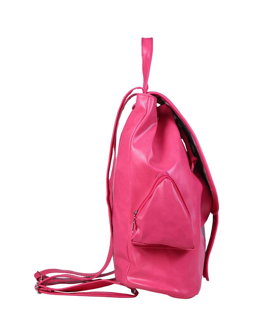 pink leatherette  fashion backpack - 14559937 -  Standard Image - 3