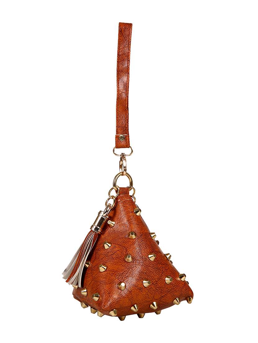 brown leatherette sling bag - 14559948 - Zoom Image - 0