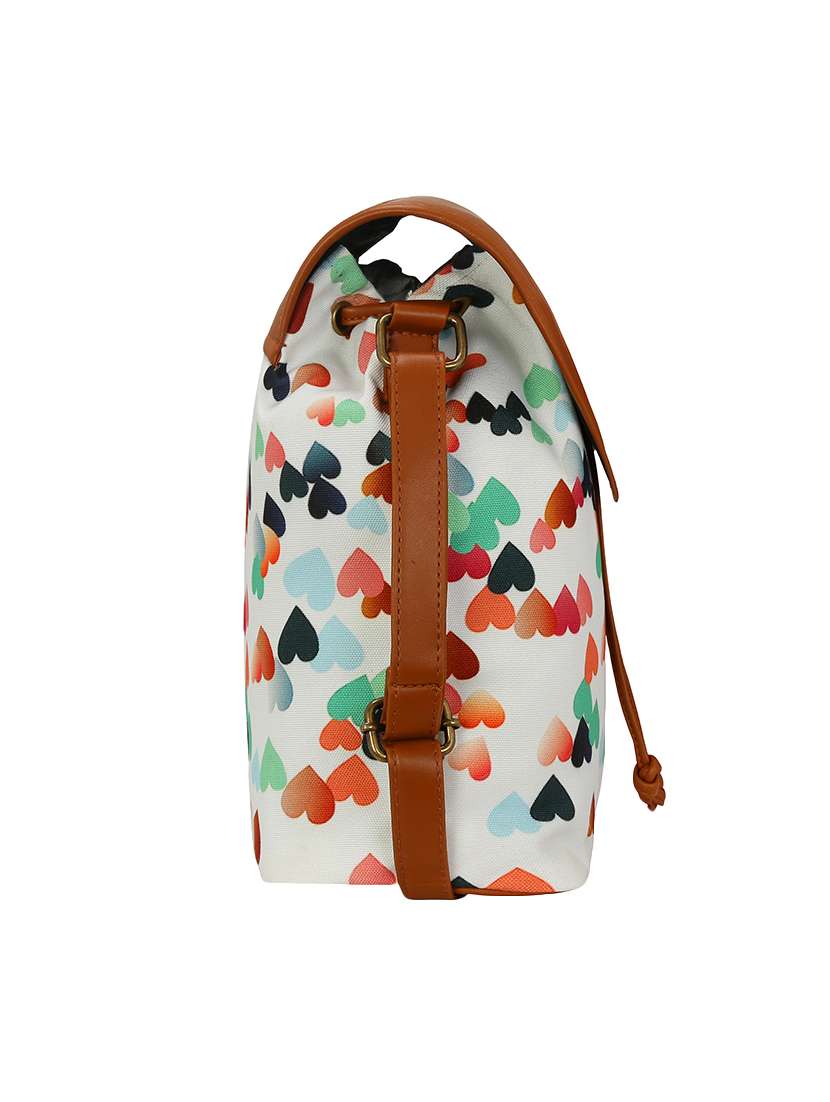 white canvas sling bag - 14562487 -  Standard Image - 3