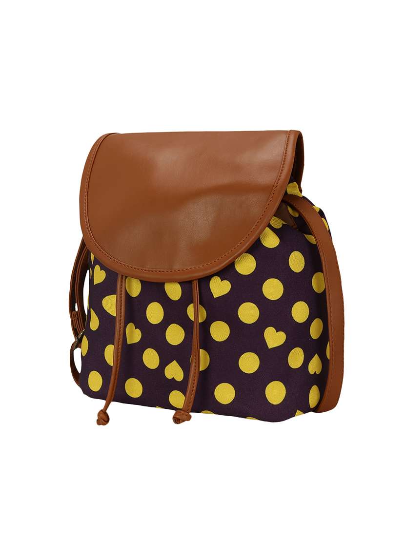 purple canvas sling bag - 14562490 -  Standard Image - 3