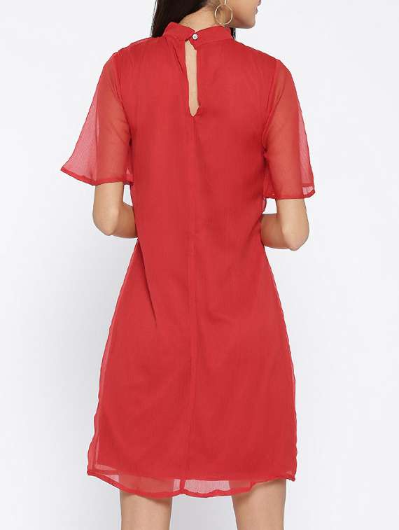 women's shift solid dress - 14562668 -  Standard Image - 3