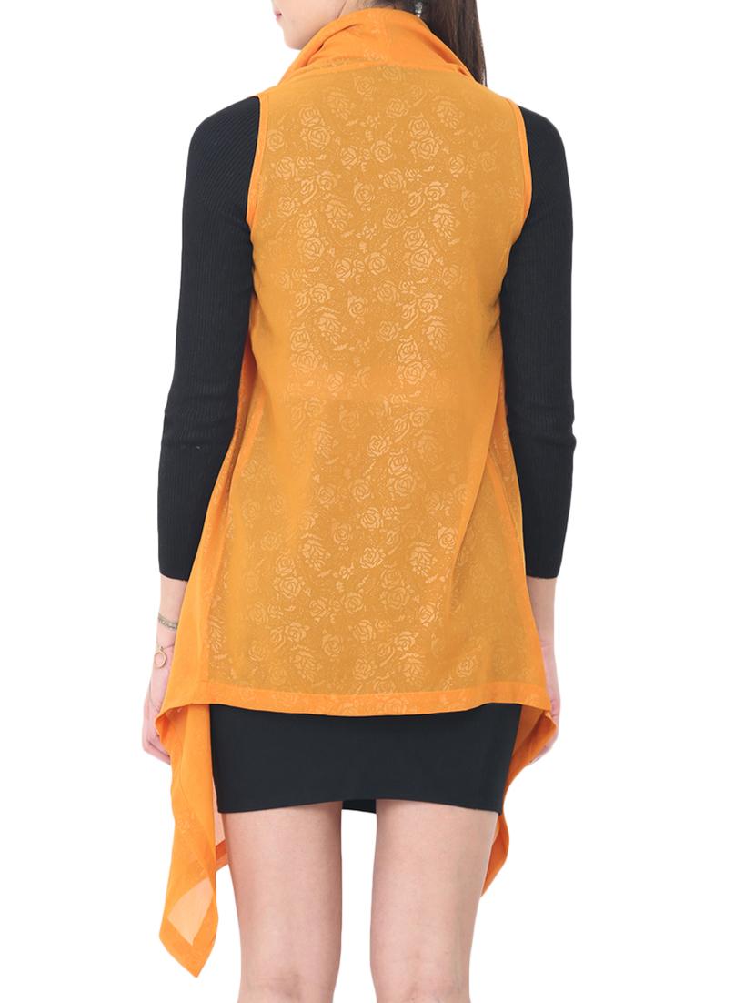 orange asymmetric shrug - 14564678 - Standard Image - 3