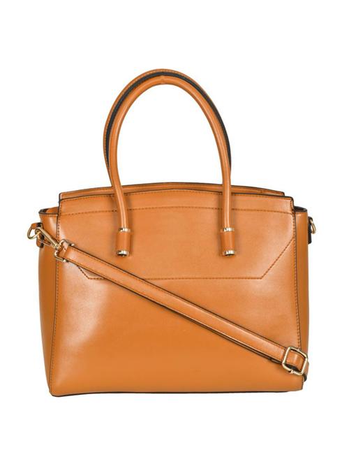 tan leatherette handbag - 14566672 - Standard Image - 0